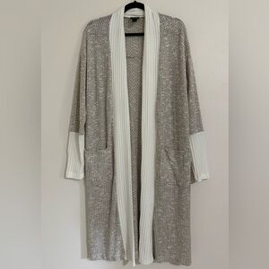 Daytrip knit duster with pockets
